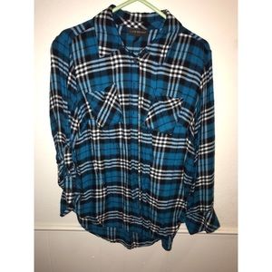 Lane Bryant Long sleeve button up/flannel